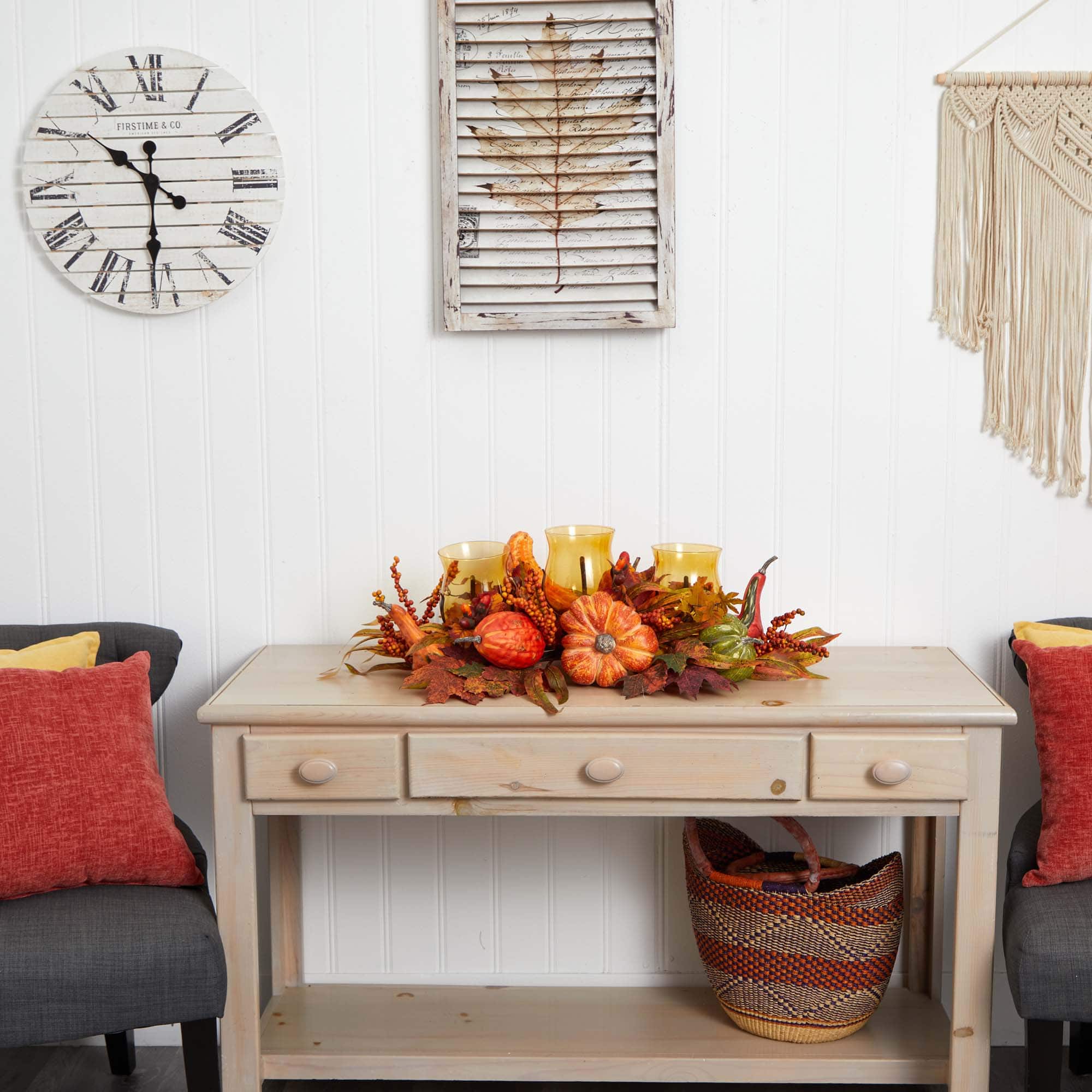 2.5ft. Harvest Triple Candelabrum